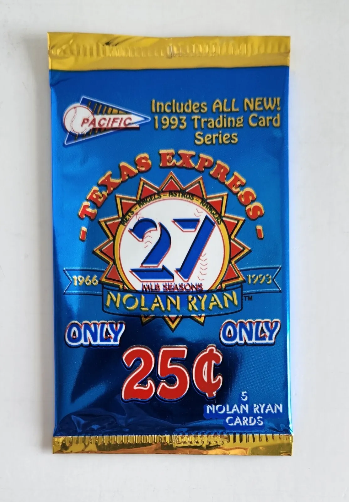 1993 Texas Express Nolan Ryan Sealed Pack