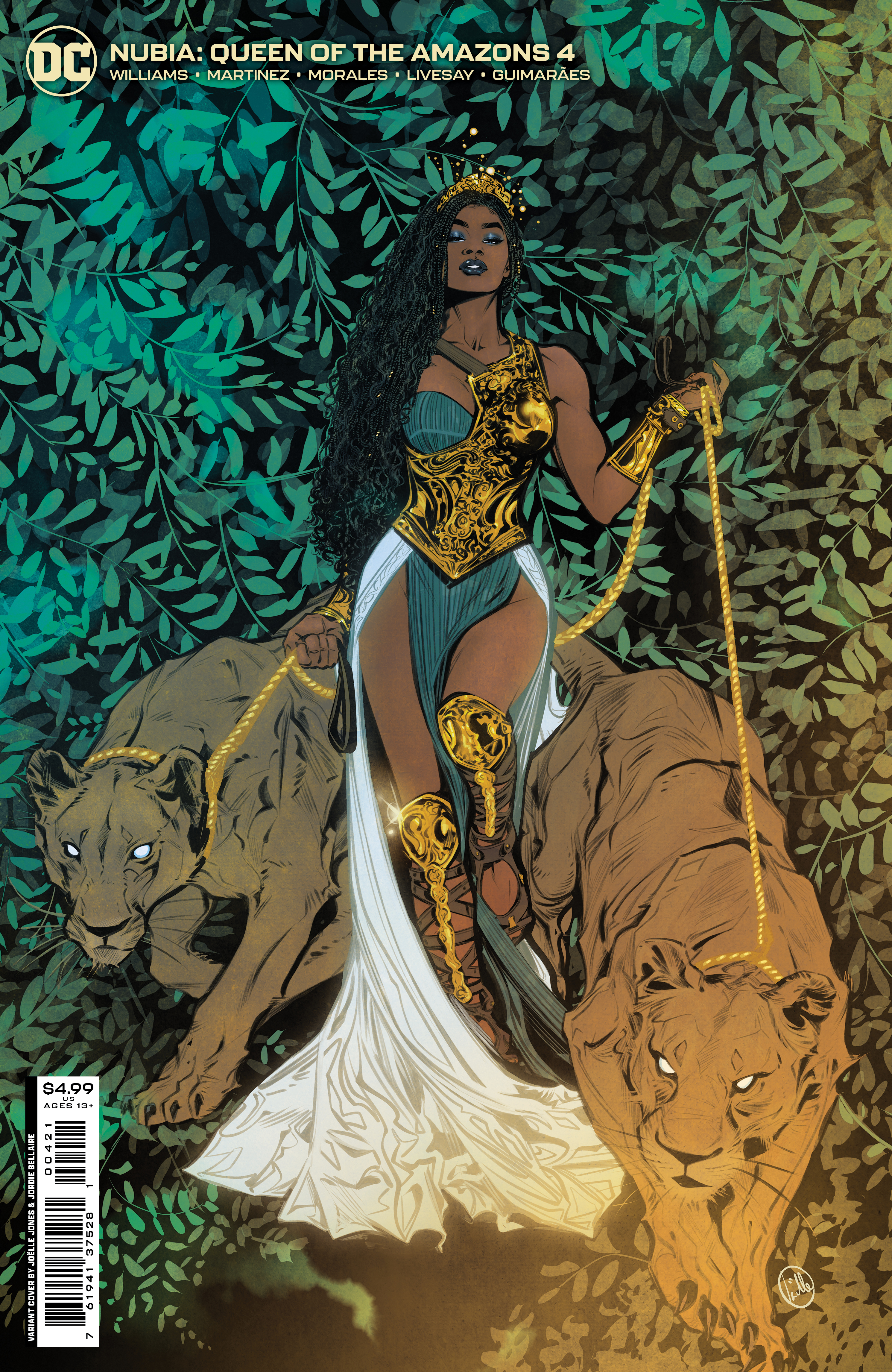 Nubia Queen of the Amazons #4 Cover B Joelle Jones Card Stock Variant (Of 4)