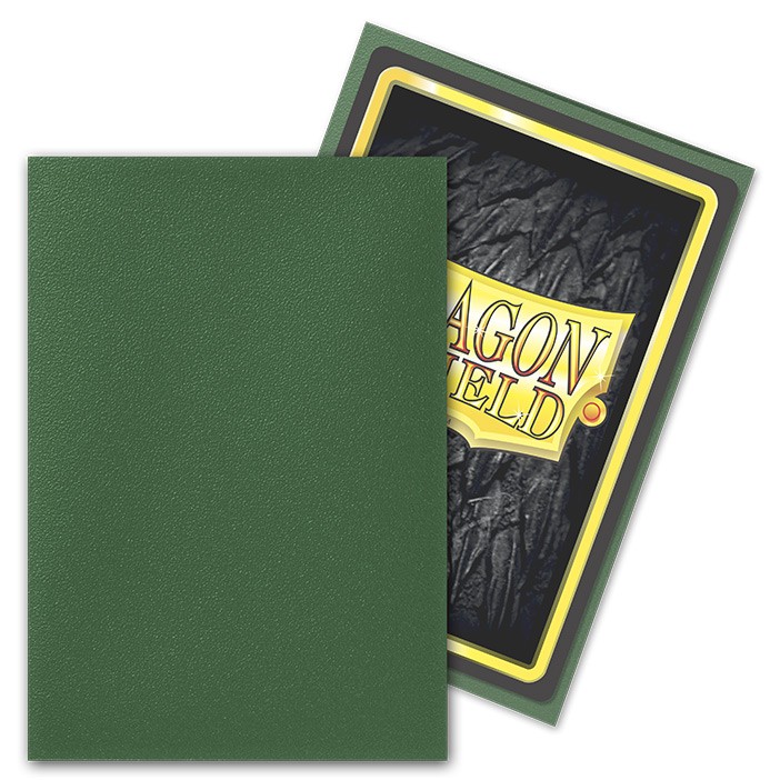 Dragon Shield Japanese Size Matte Sleeves - Forest Green (60 Sleeves)