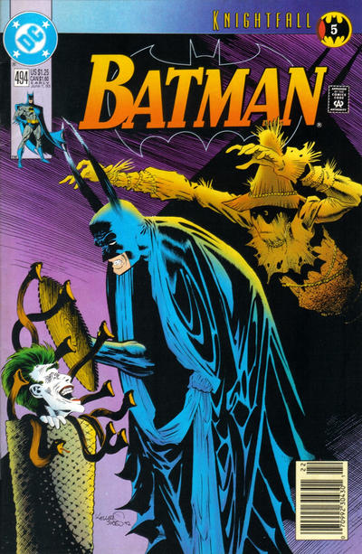 Batman #494 [Newsstand]-Very Good (3.5 – 5)