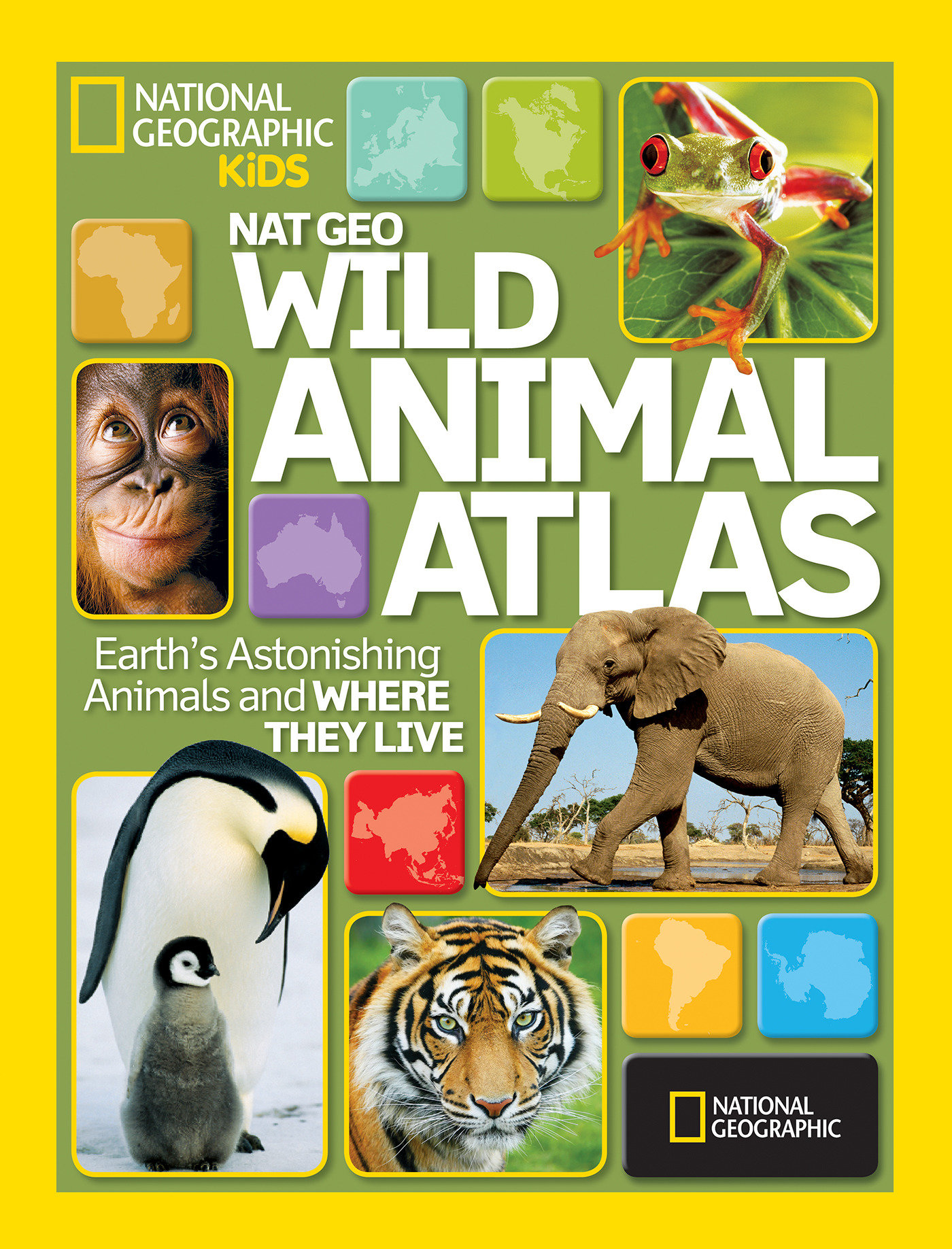 Nat Geo Wild Animal Atlas (Hardcover Book)