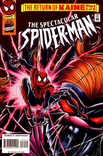 The Spectacular Spider-Man #231 [Direct Edition]-Fine (5.5 – 7)