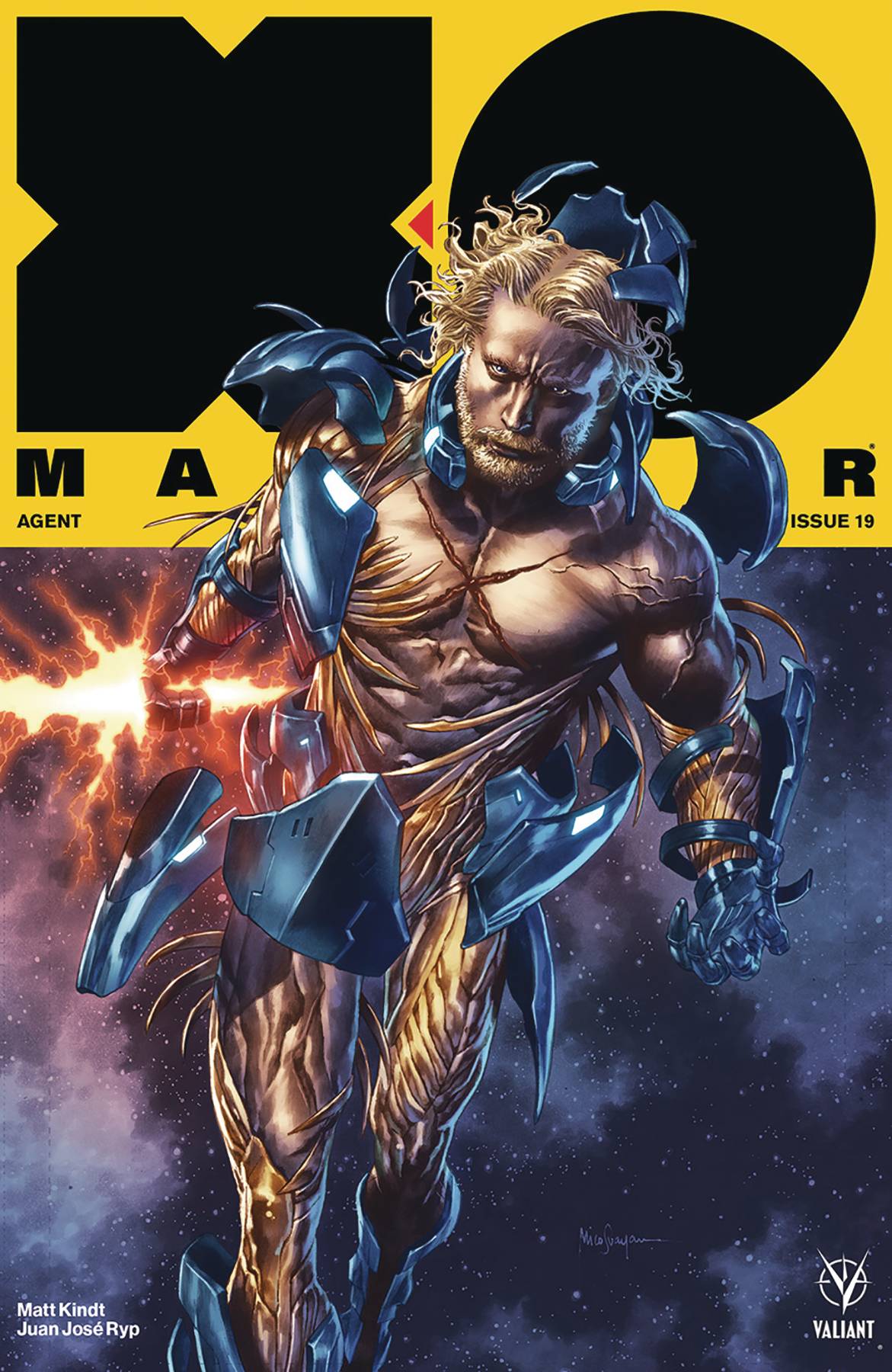 X-O Manowar #19 (New Arc) Cover C Suayan (2017)