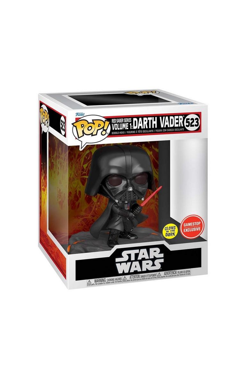 Funko Pop 523 Red Saber Series Volume 1: Darth Vader Gamestop Exclusive 