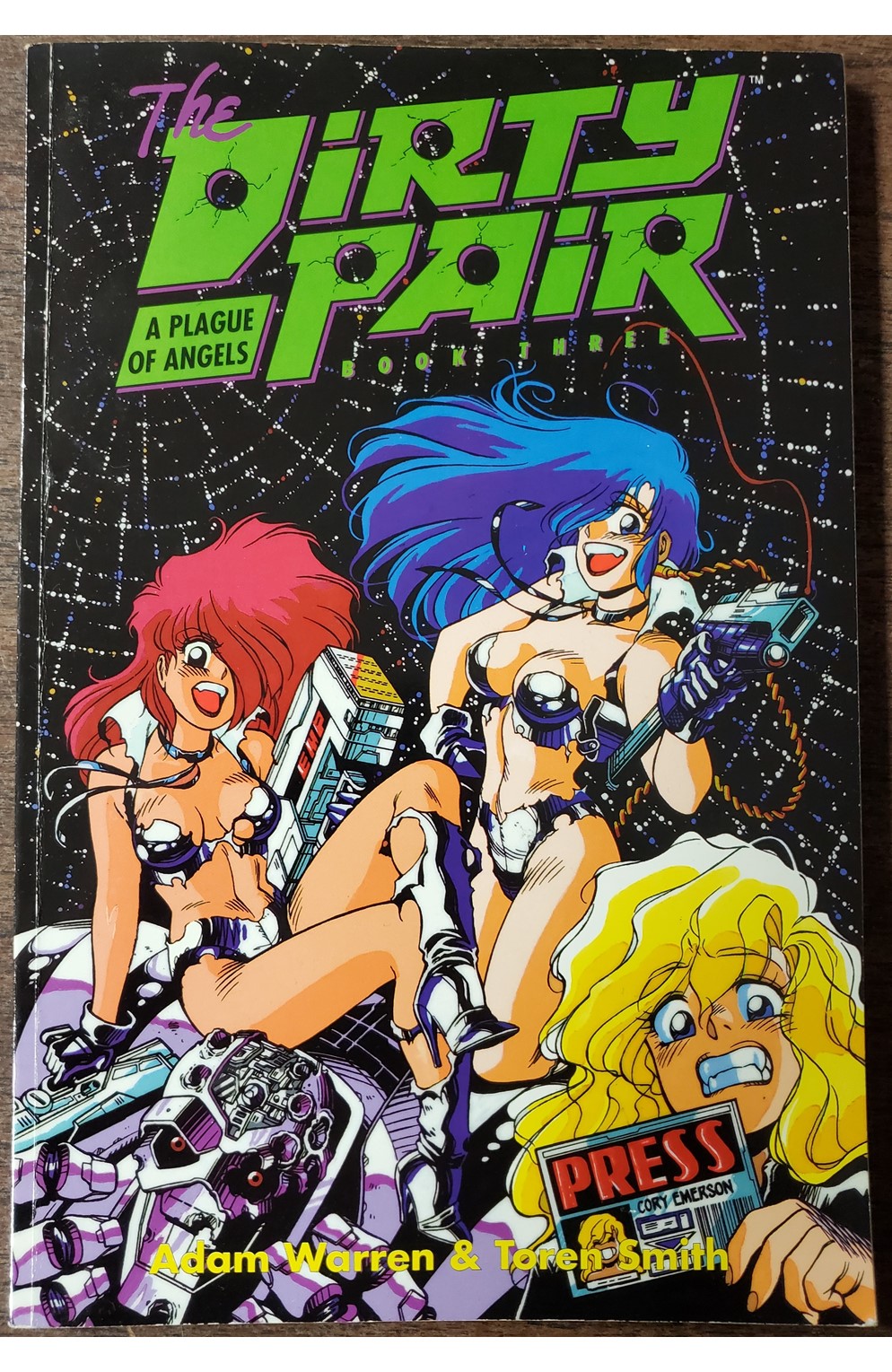 Dirty Pair Book 3 Plague of Angels Graphic Novel (Dark Horse) Used - Good