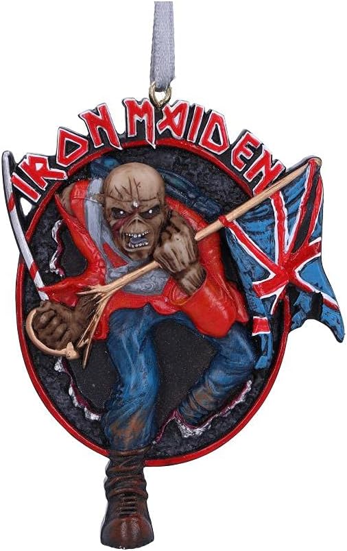 Iron Maiden Trooper 3.3in Hanging Ornament