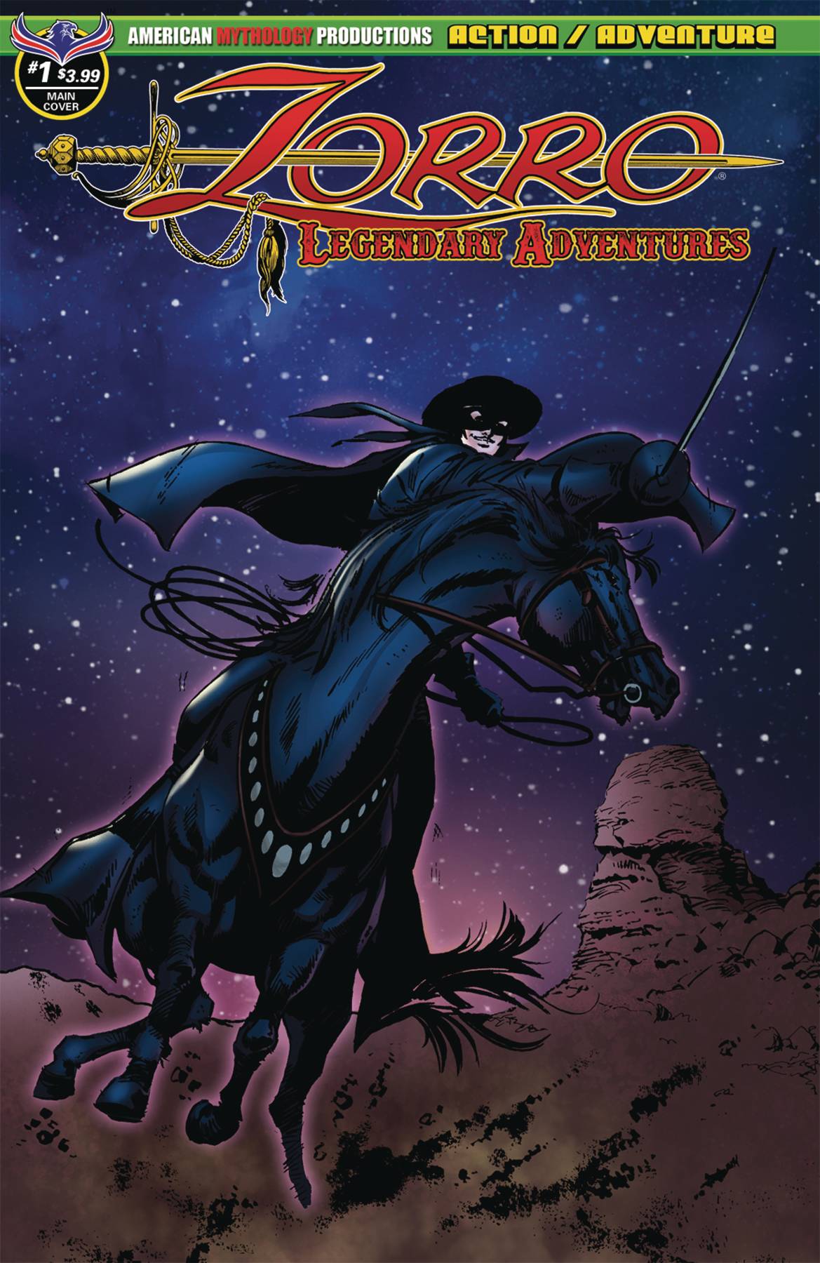 Zorro Legendary Adventures #1 Main Cover