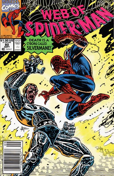 Web of Spider-Man #80 [Newsstand](1985)-Very Fine (7.5 – 9)