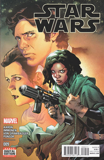 Star Wars #9 [Stuart Immonen Cover] - Nm- 9.2 1st Cover Appearance of Sana Starros