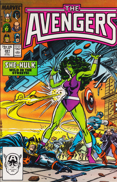 The Avengers #281 [Direct]-Good (1.8 – 3)