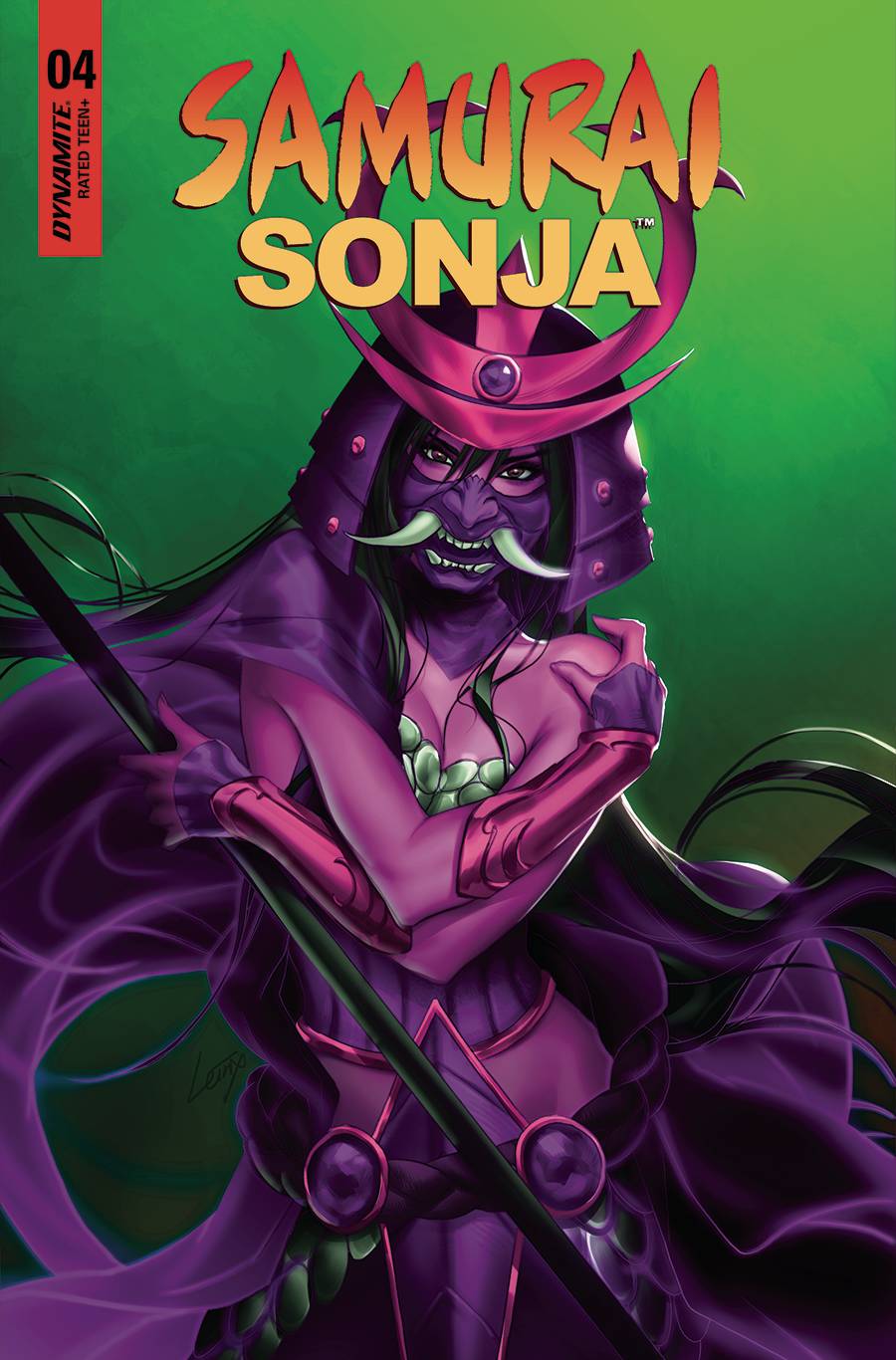 Samurai Sonja #4 Cover L Last Call Leirix Ultraviolet