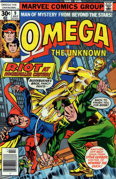 Omega The Unknown #9 [30¢](1976)-Very Good (3.5 – 5)