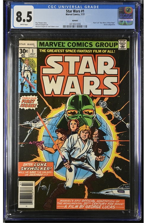 Star Wars #1 Second Printing (1977) Cgc 8.5