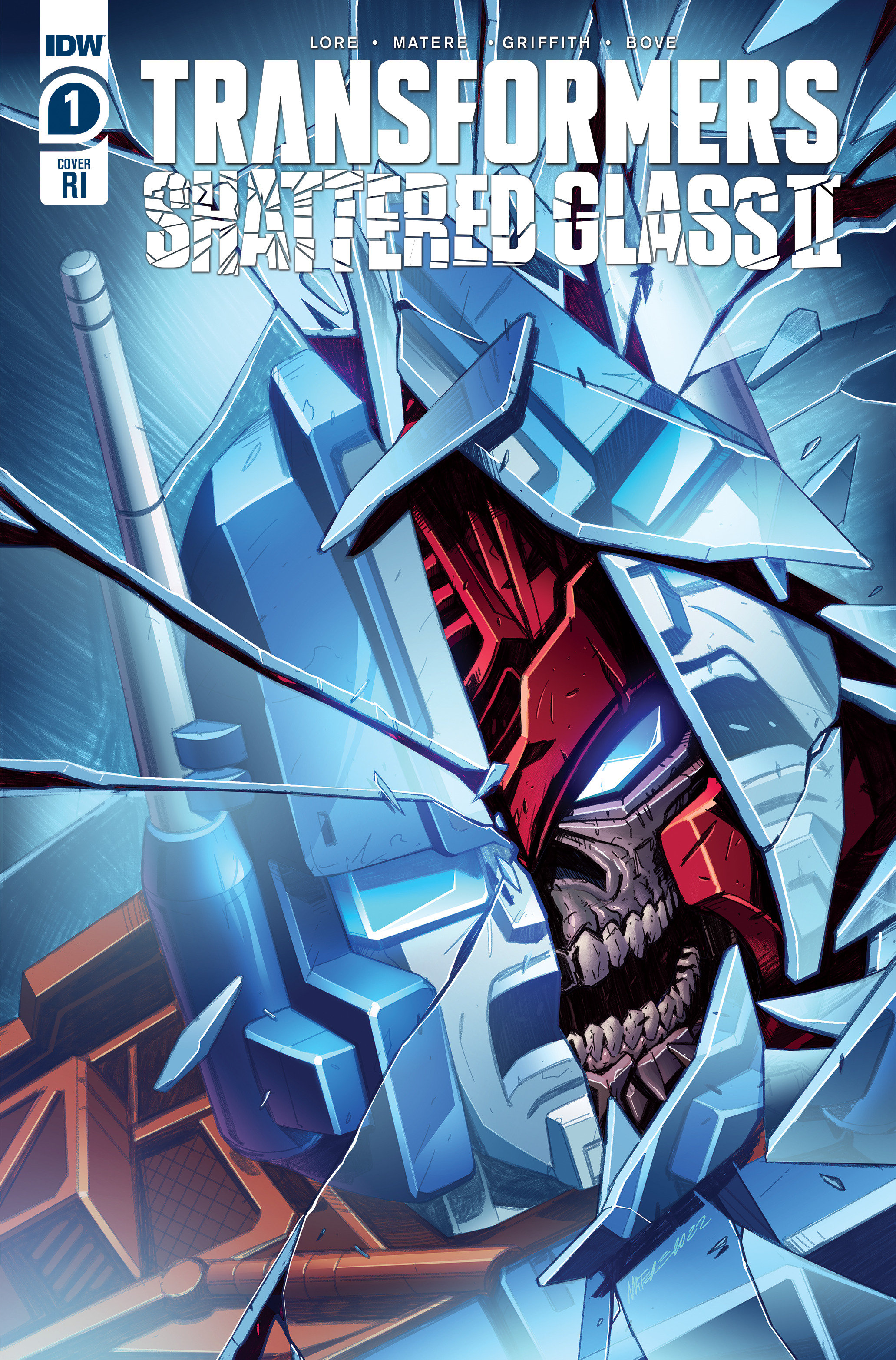 Transformers Shattered Glass II #1 Cover C 1 for 10 Incentive Matere