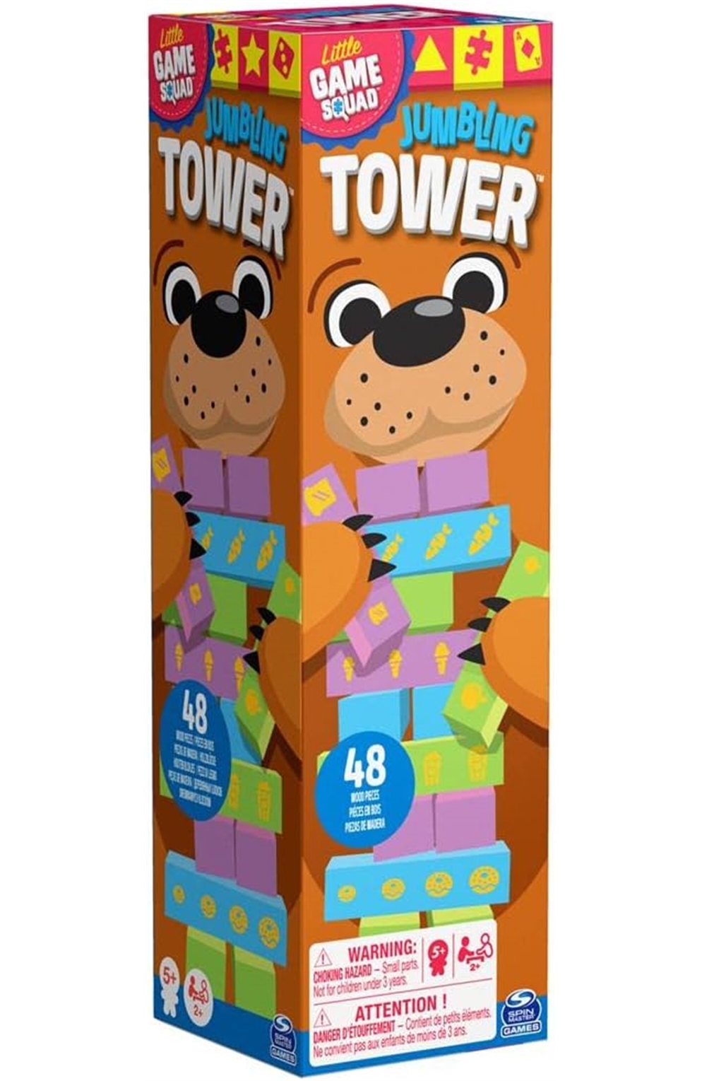 Wood Jumbling Tower Game