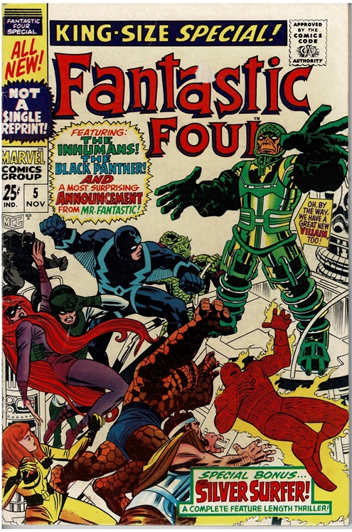 Fantastic Four Annual #5 - Vg- 