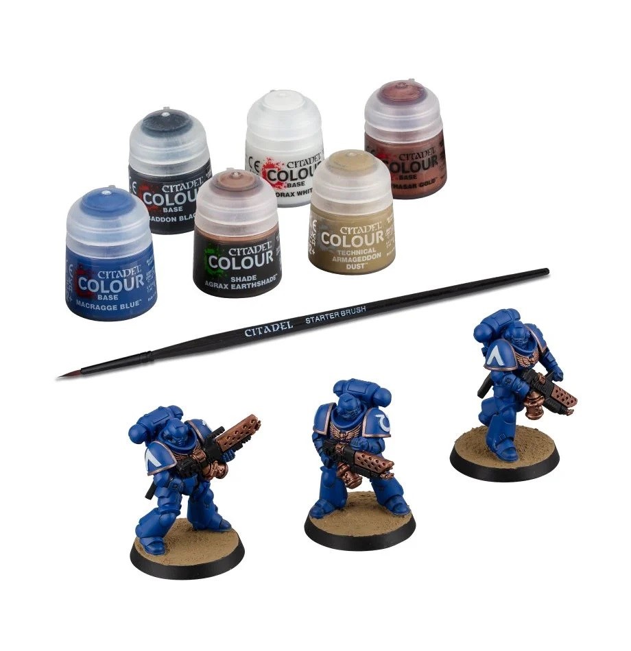 Warhammer 40K: Space Marines: Infernus Marines + Paints Set