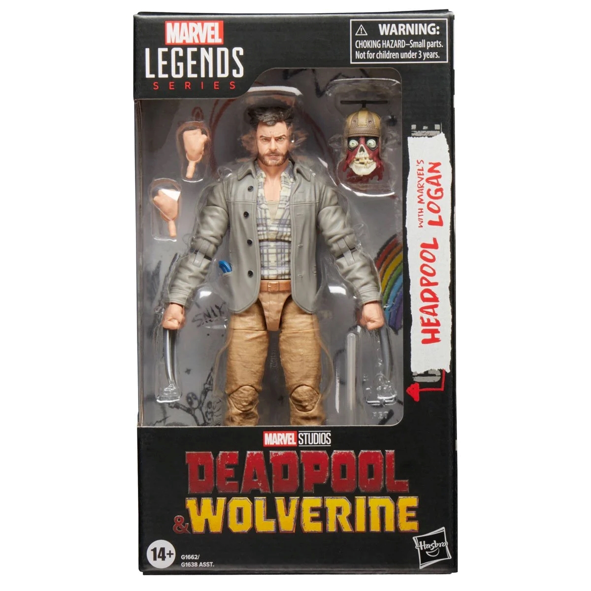 Deadpool & Wolverine Legends 6in Headpool w/ Logan Action Figure