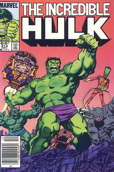 The Incredible Hulk #314 [Newsstand]-Good (1.8 – 3)