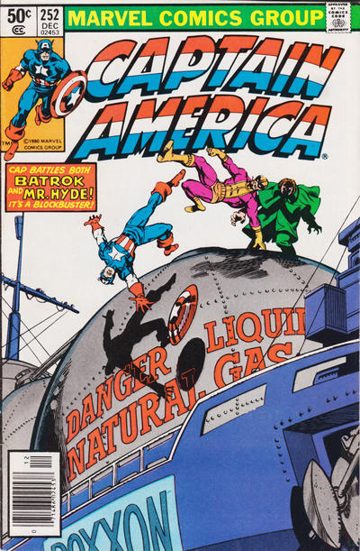 Captain America #252 [Newsstand] - Fn/Vf 