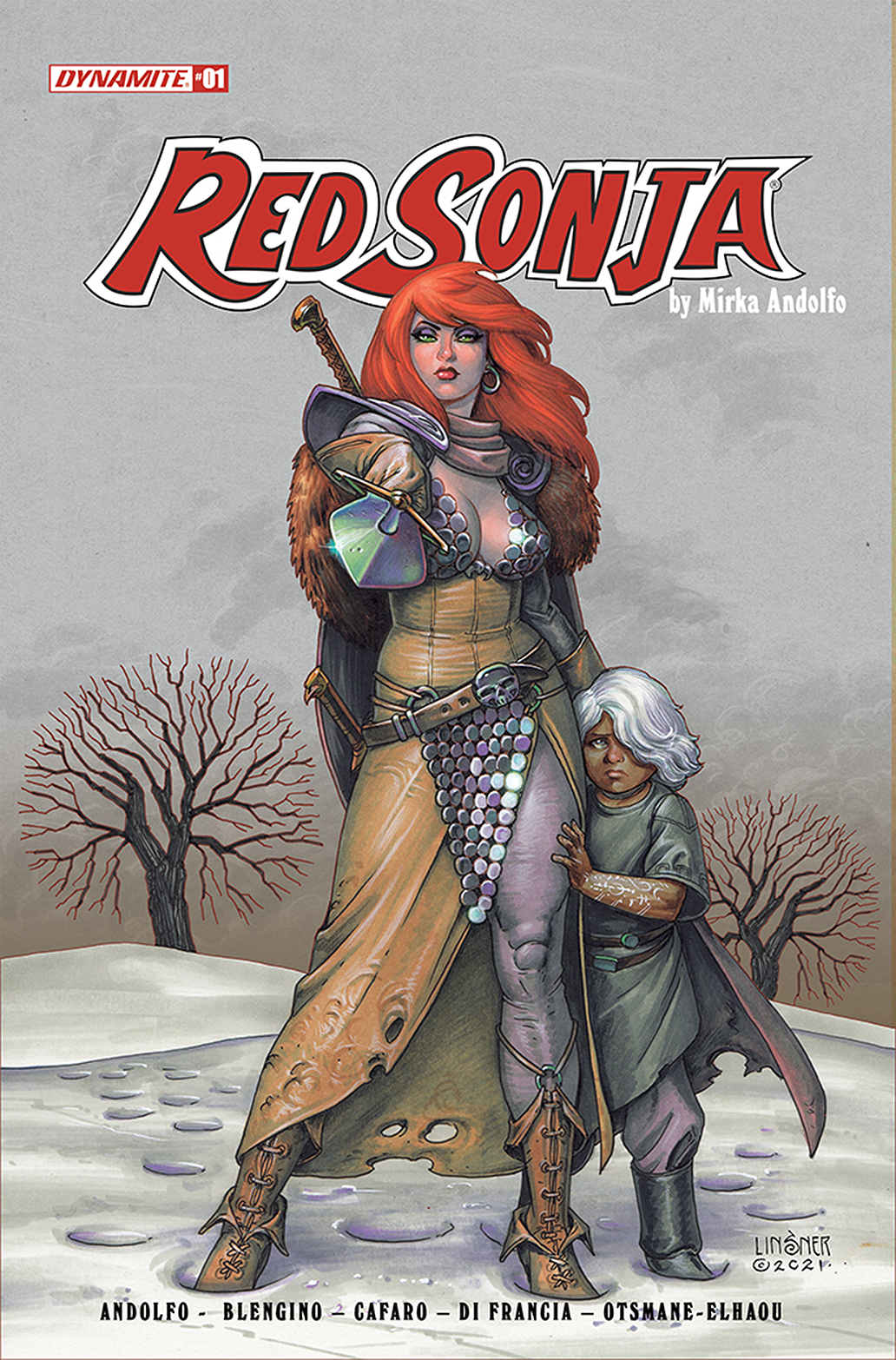 Red Sonja #1 Cover C Linsner (2021)