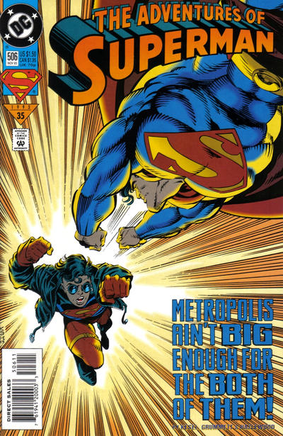 Adventures of Superman #506 [Direct Sales]-Very Fine (7.5 – 9)