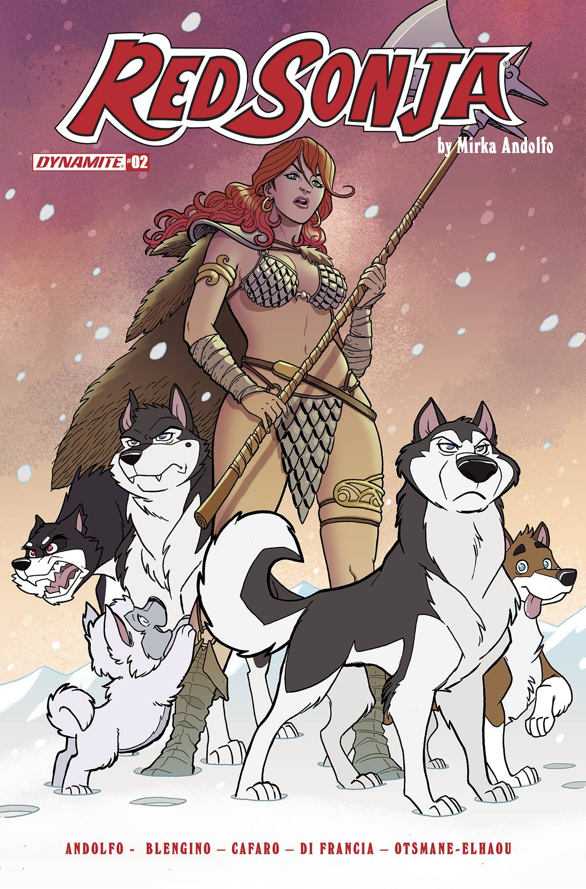 Red Sonja #2 Cover O Focbonus Fleecs & Forstner Orig A (2021)
