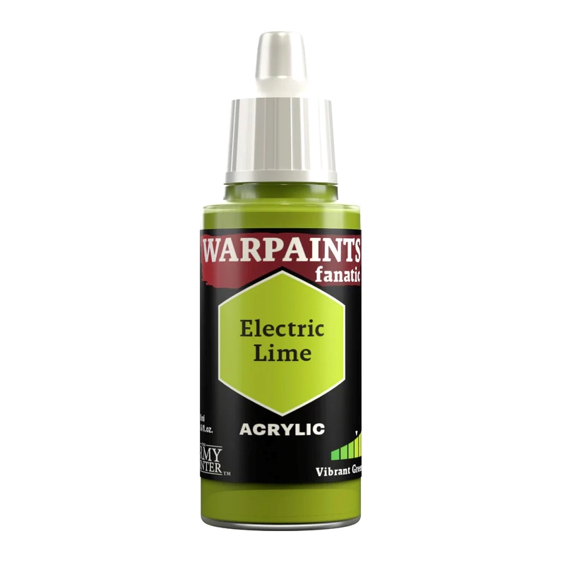 Army Painter Warpaints Fanatic: Electric Lime 18 Ml