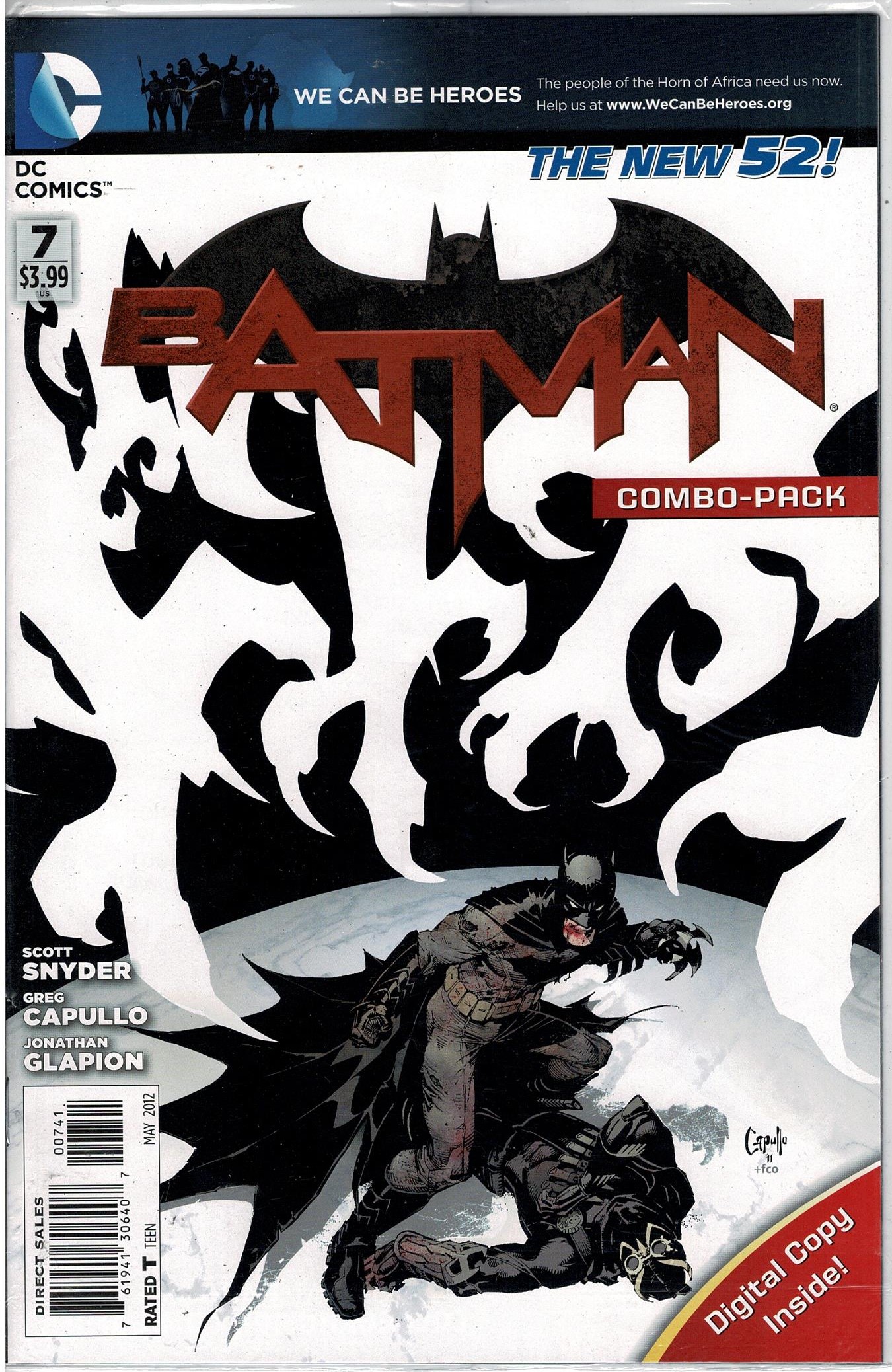 Batman #7 (New 52) Combo Pack Variant - Sealed (2011)