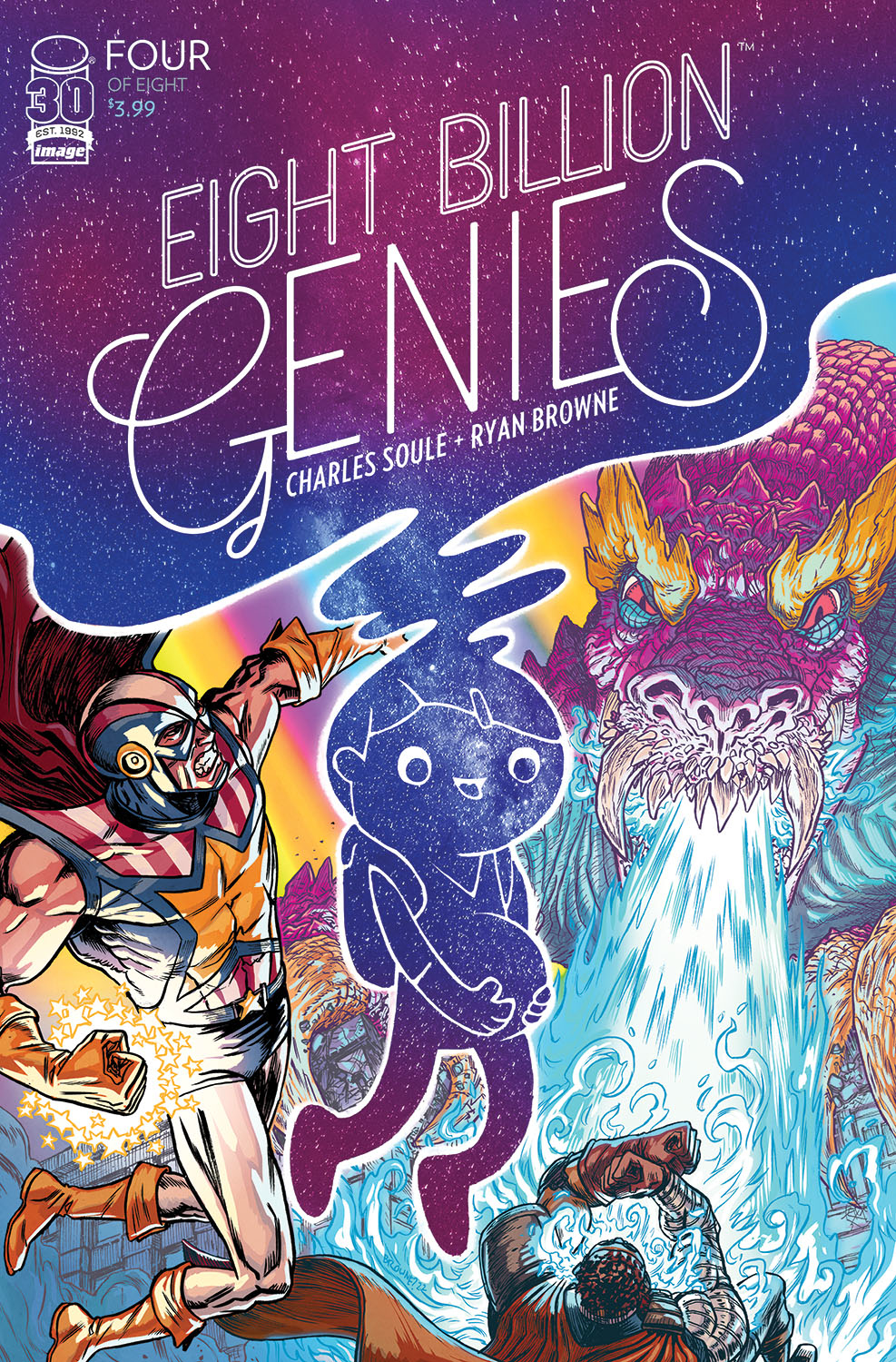 Eight Billion Genies #4 Cover A Browne (Mature) (Of 8)