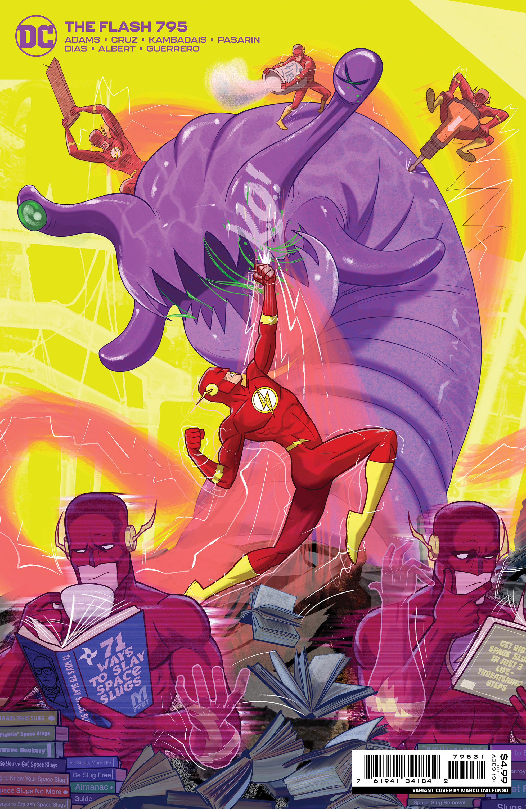 Flash #795 Cover C Marco Dalfonso Card Stock Variant (One-Minute War) (2016)