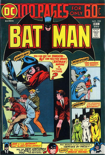 Batman #259-Average/Good (3 - 5)