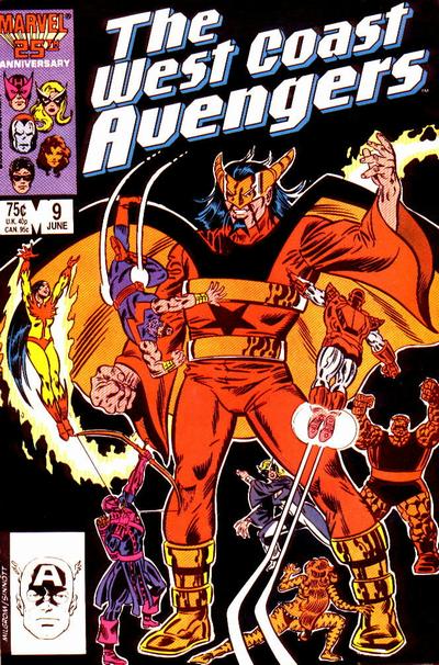 West Coast Avengers #9 [Direct]-Fine (5.5 – 7)