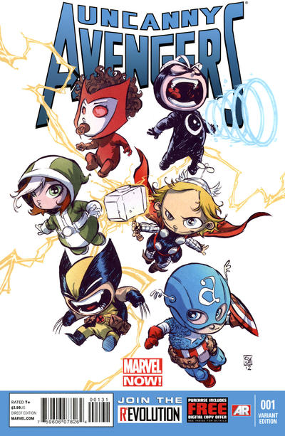 Uncanny Avengers #1 (Young Baby Variant) (2012)