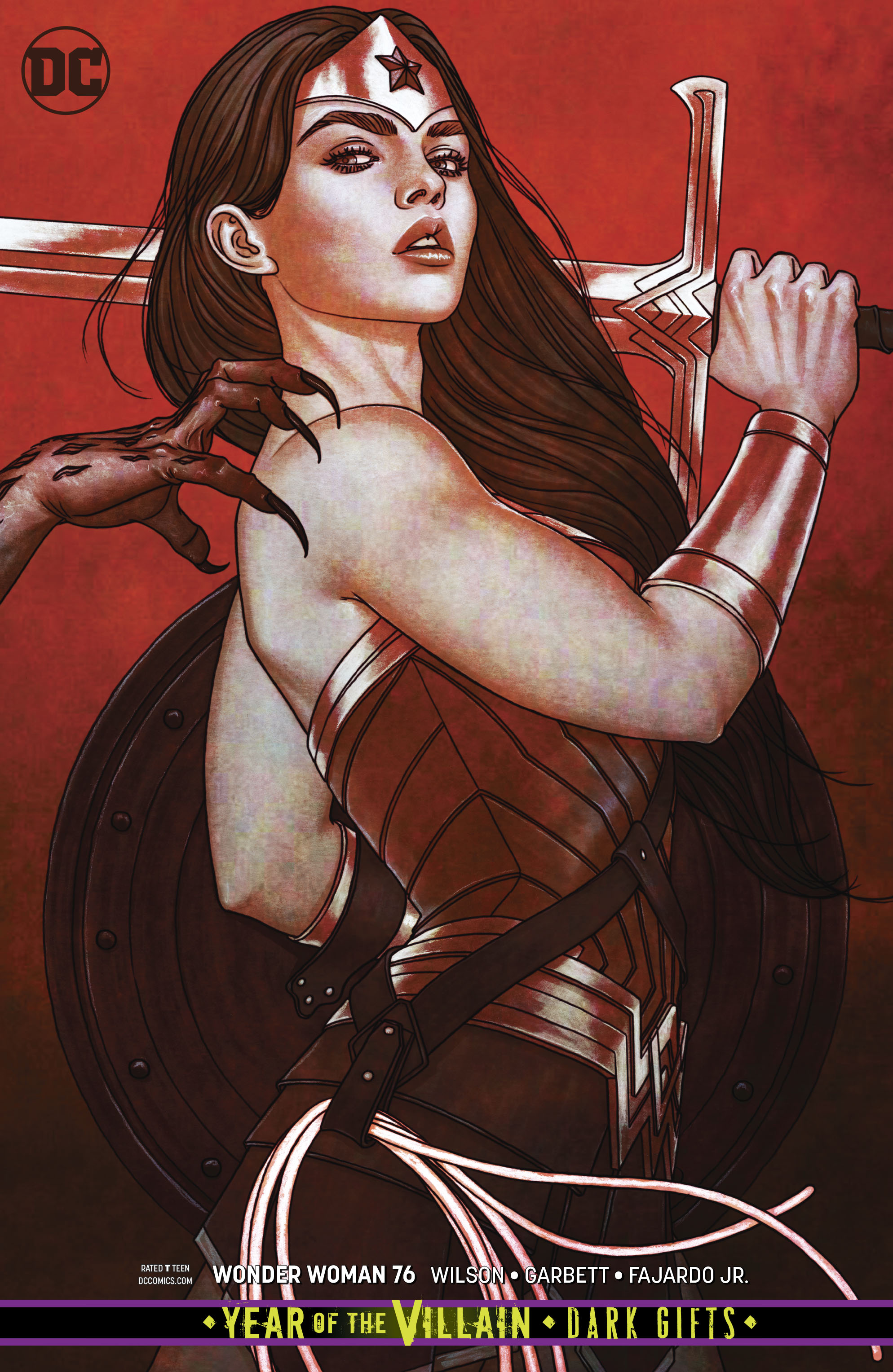 Wonder Woman #76 Variant Edition Year of the Villain Dark Gifts (2016)