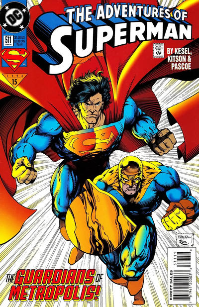 Adventures of Superman #511 [Direct Sales]-Very Fine (7.5 – 9)