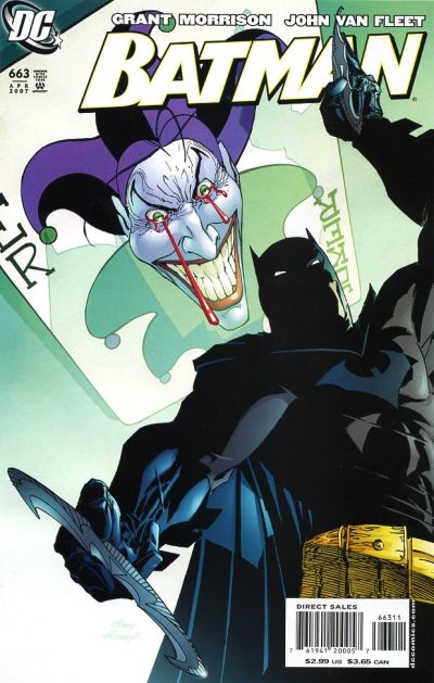 Batman #663 [Direct Sales] - Nm- 9.2 'The Clown At Midnight' A Prose Narrative By Grant Morrison.