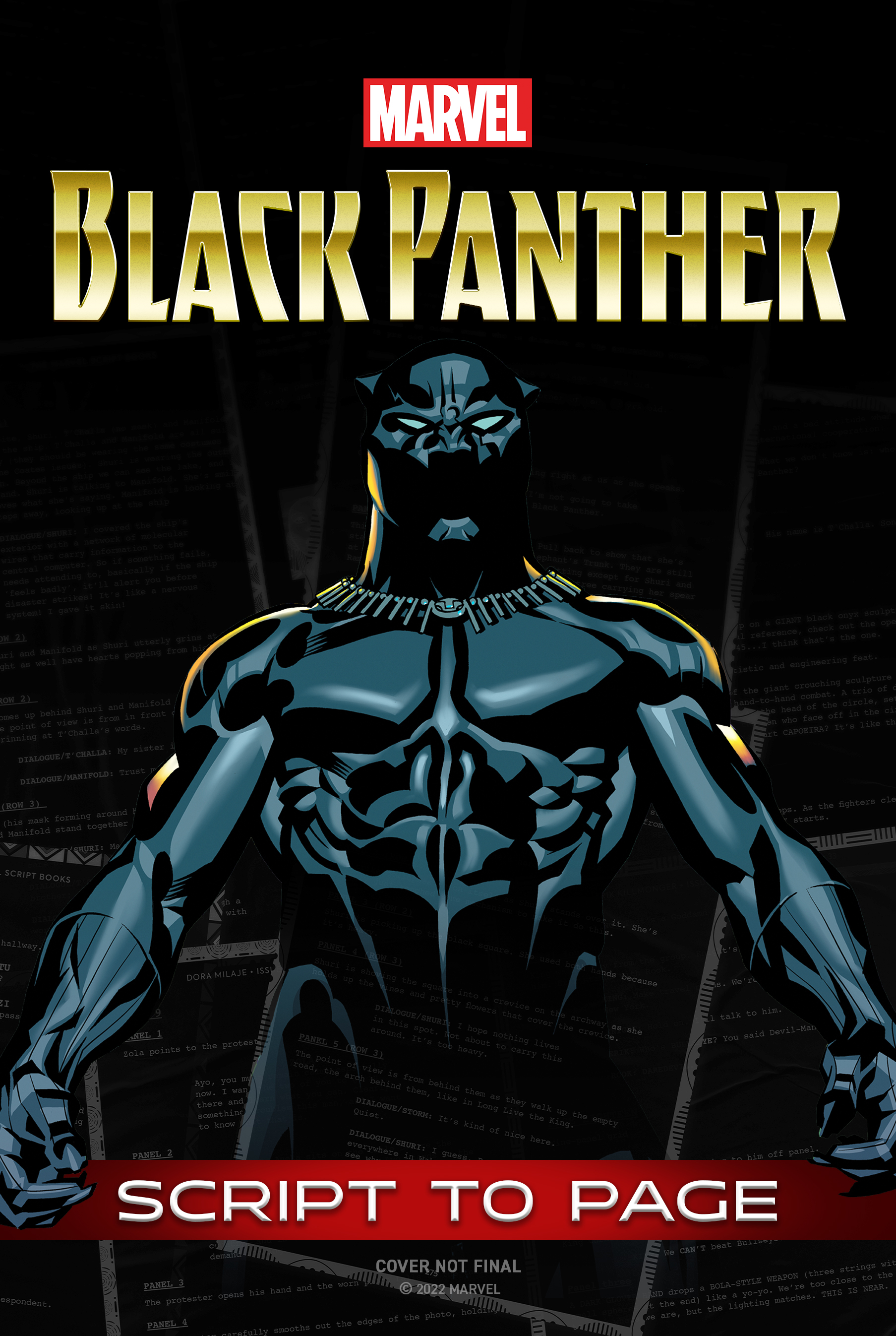 Marvels Black Panther Script To Page Hardcover