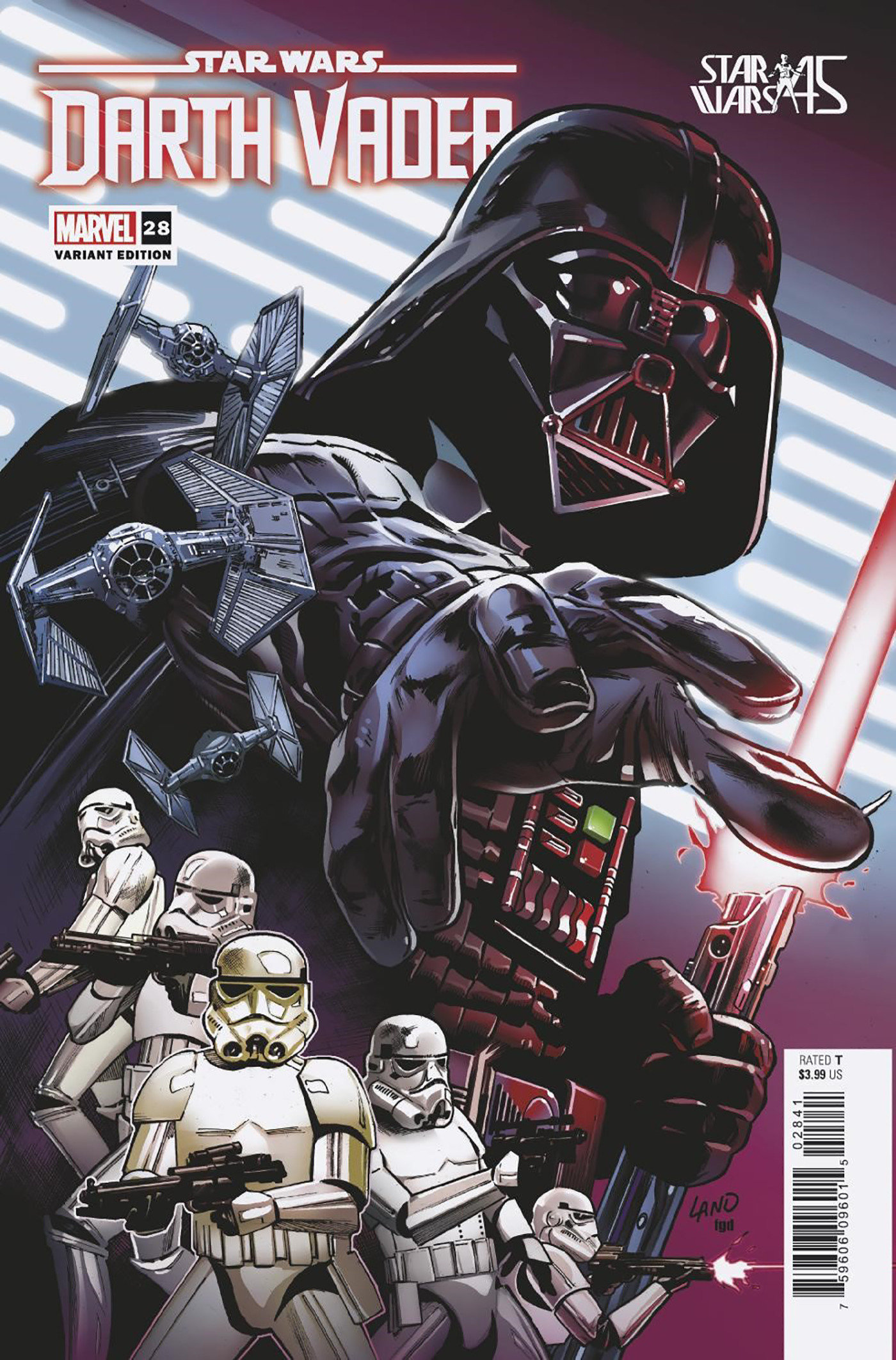 Star Wars: Darth Vader #28 Land New Hope 45th Anniversary Variant (2020)