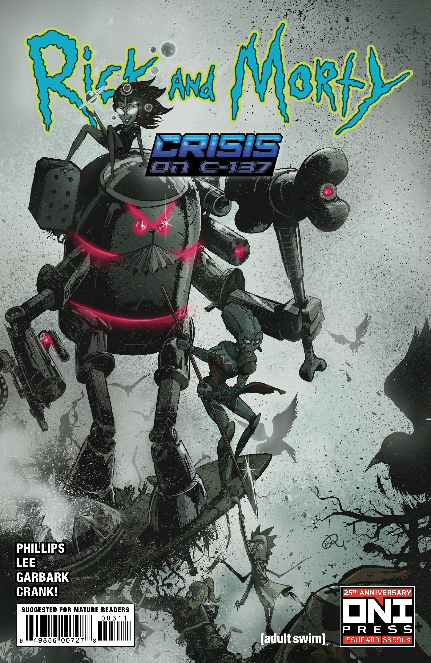 Rick and Morty Crisis On C 137 #3 Cover A Ryan Lee (Of 4)