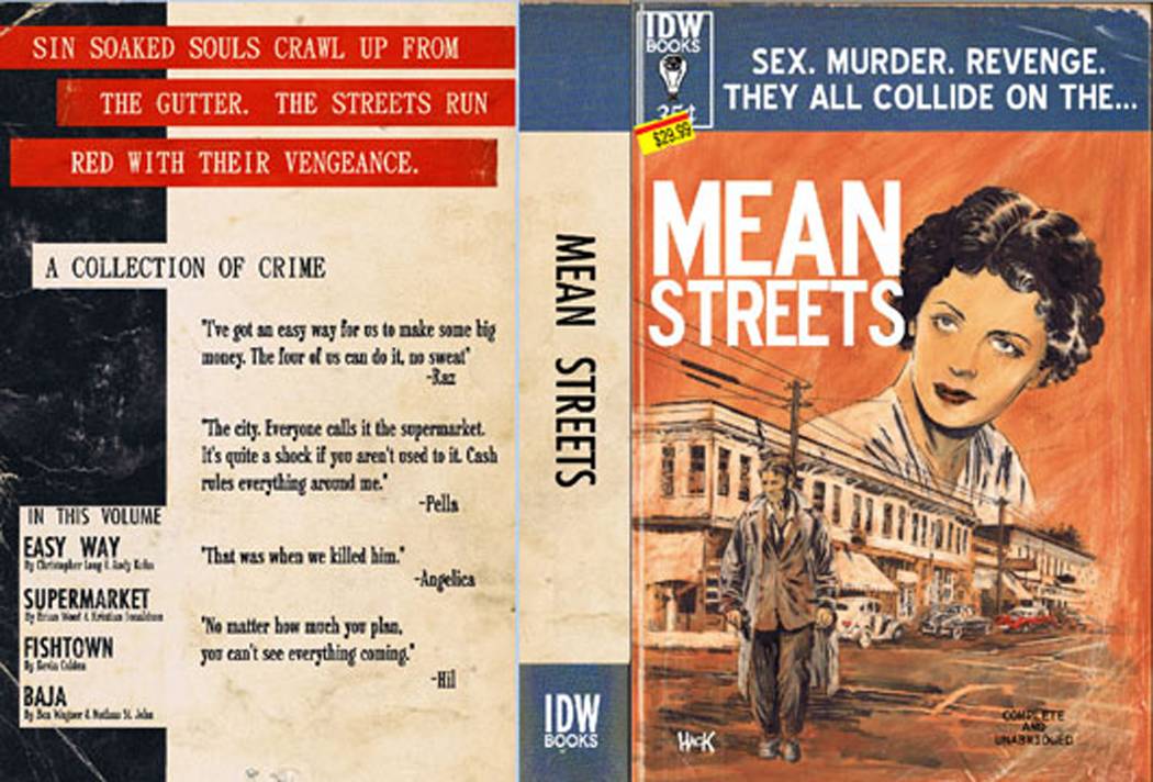 Mean Streets Crime Anthology Graphic Novel