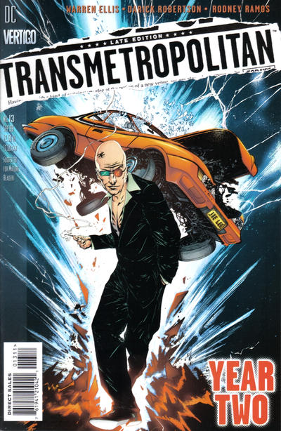 Transmetropolitan #13-Very Good (3.5 – 5) Jae Lee Cover Art