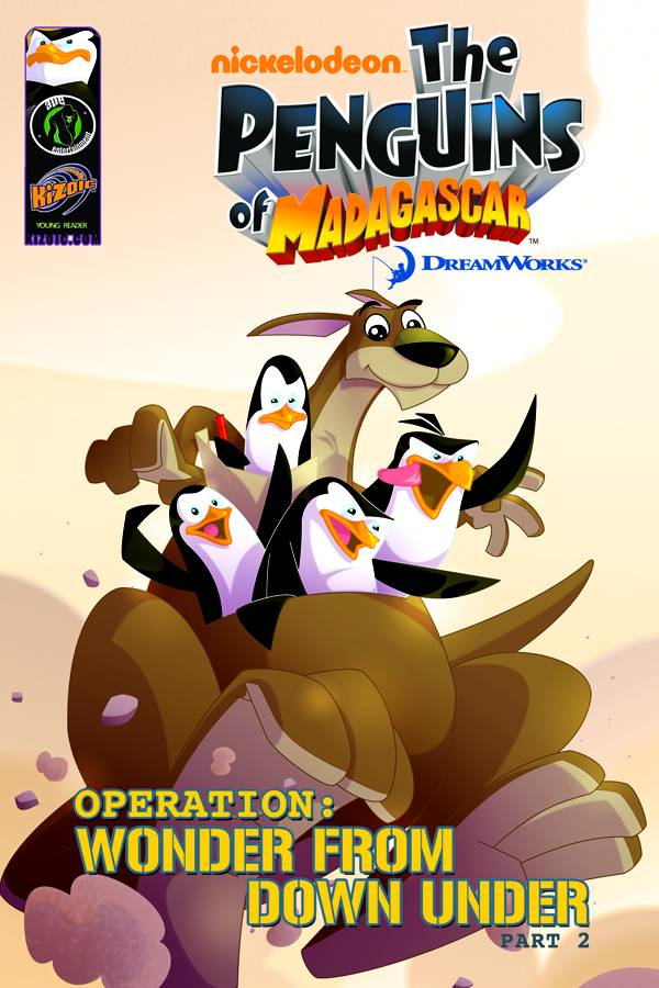 Penguins of Madagascar Graphic Novel Volume 2 Wonder From Down Under