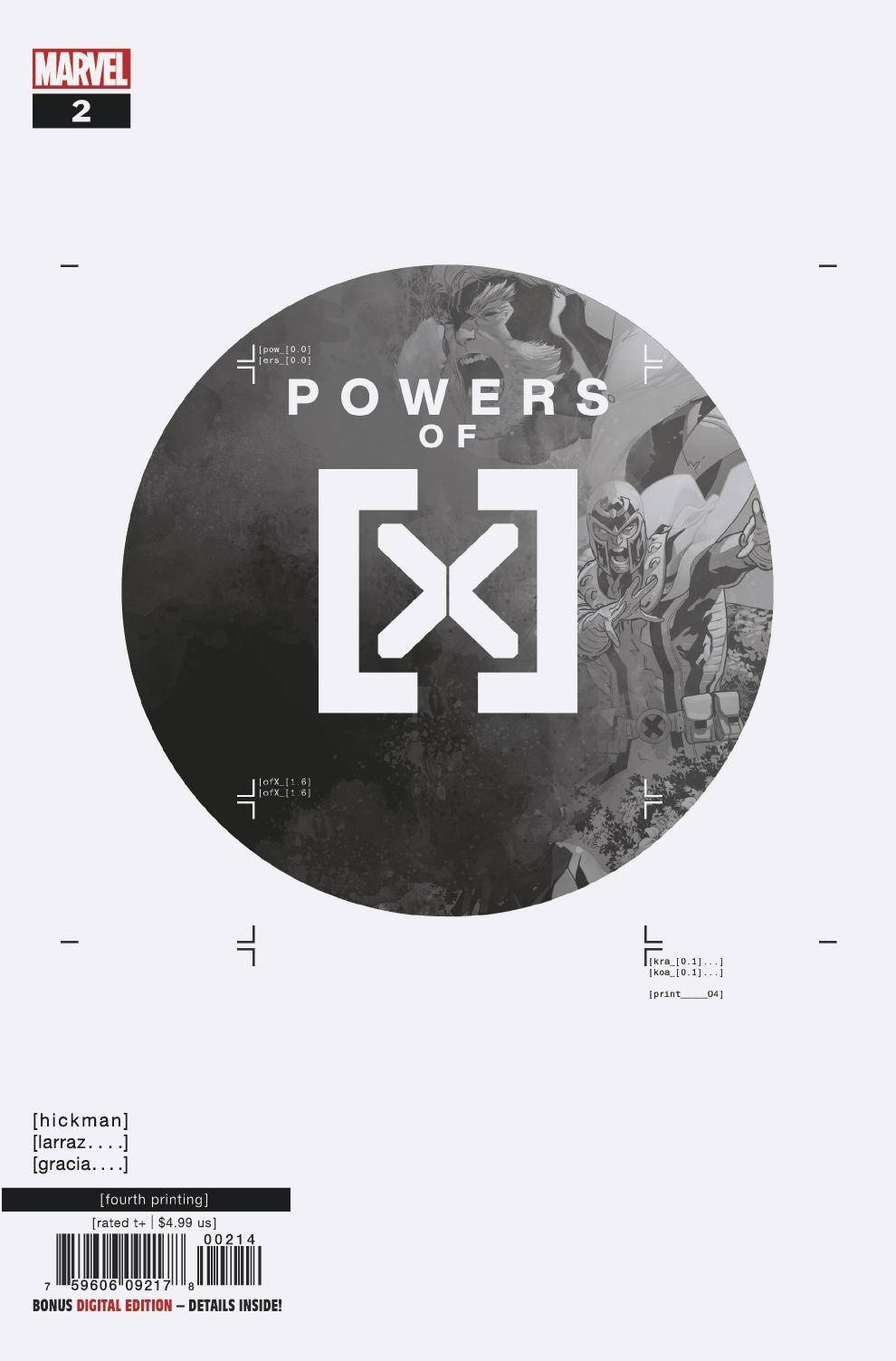 Powers of X #2 4th Printing Variant (Of 6)
