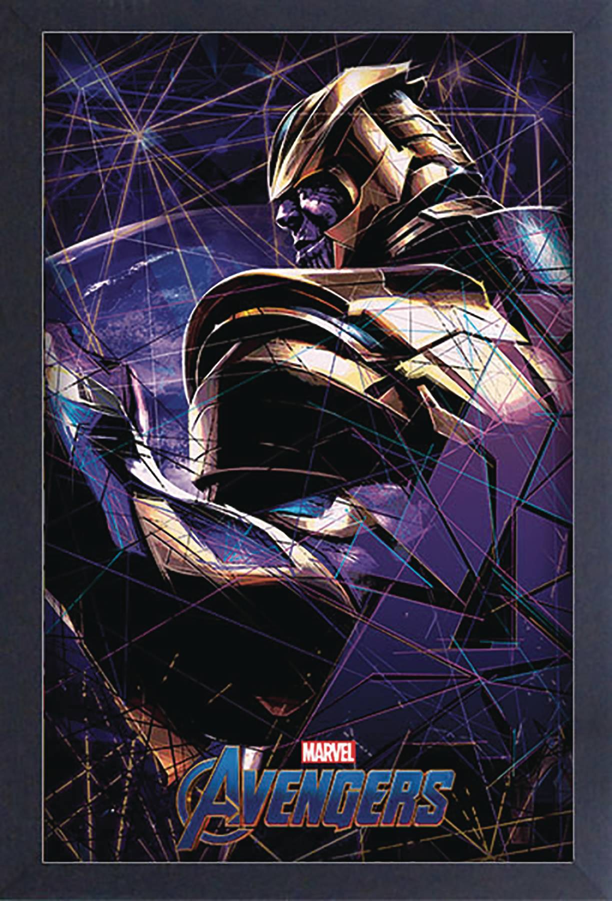 Avengers Endgame Thanos 11x17 Framed Gel Coat Print