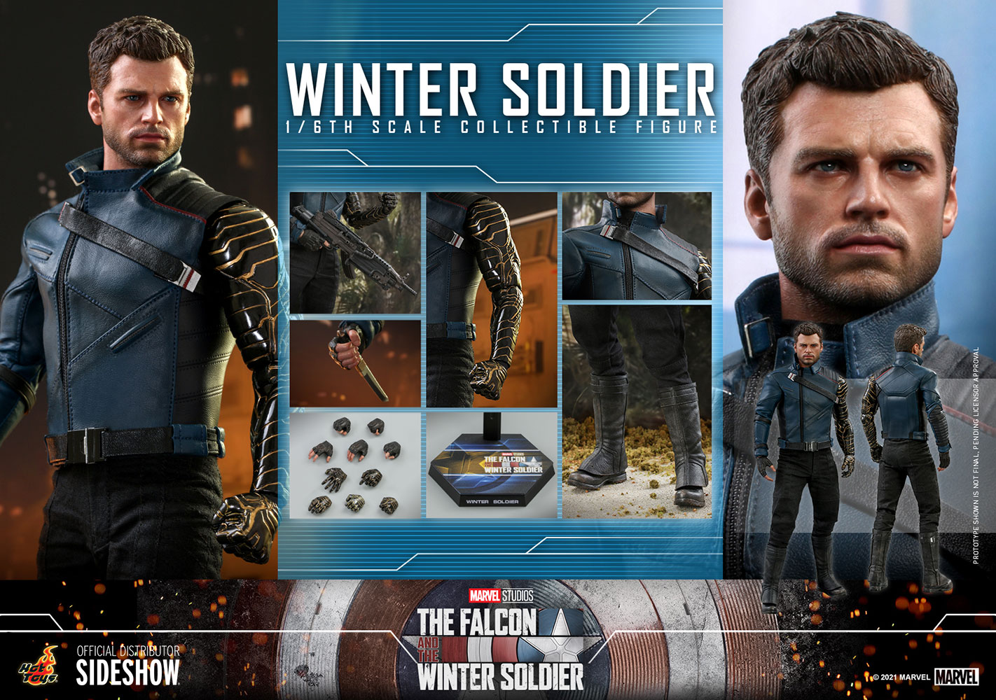 Winter Soldier (Falcon & Winter Soldier) Sixth Scale Figure by Hot Toys