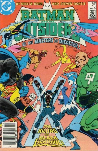 Batman And The Outsiders #10 [Newsstand]-Near Mint (9.2 - 9.8)