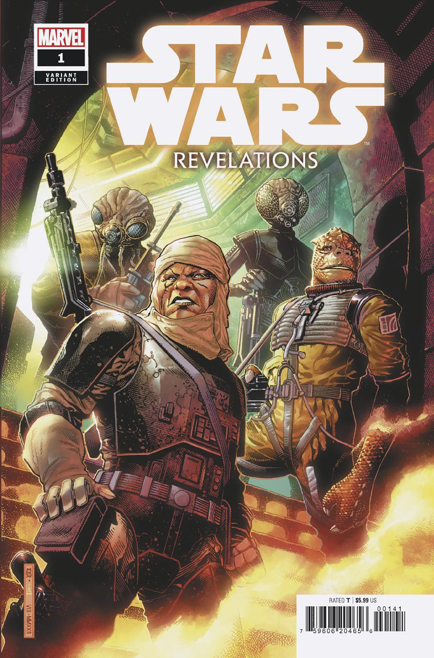 Star Wars Revelations #1 1 for 50 Incentive Cheung Variant