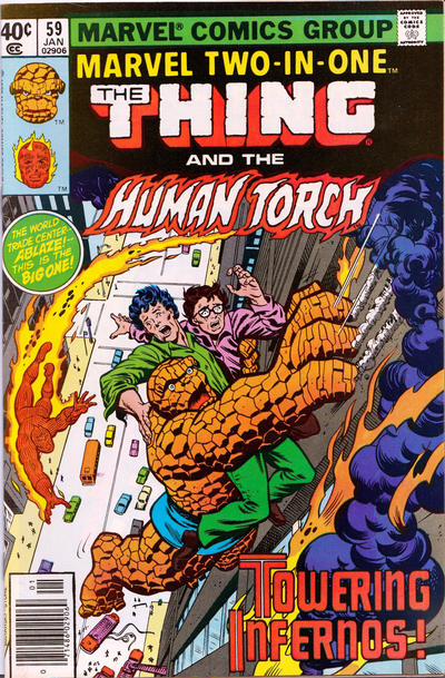 Marvel Two-In-One #59 [Newsstand]-Fine