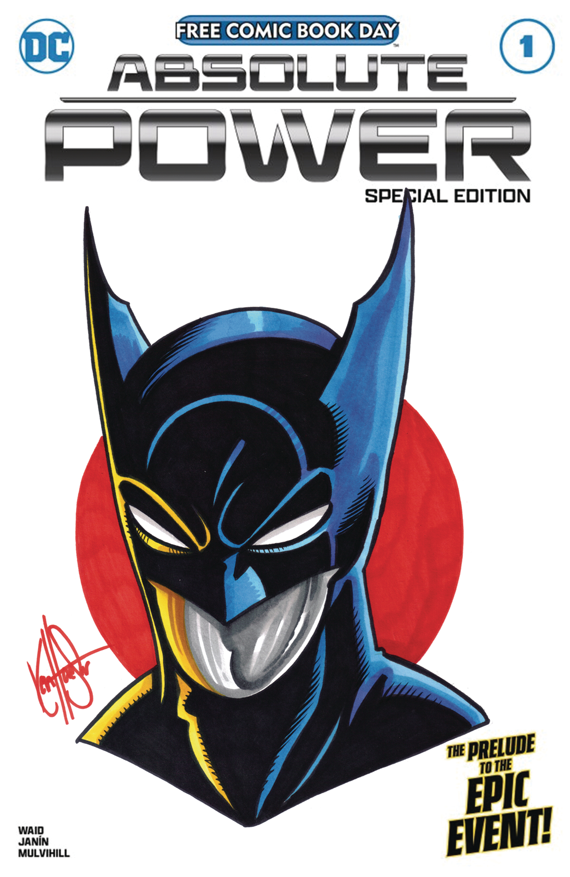 Dynamic Forces Absolute Power Special Edition Blank Variant Signed & Remarked Heaser Fail